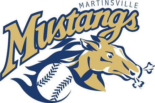 Martinsville Mustangs 2005-2012 Primary Logo iron on transfers for T-shirts